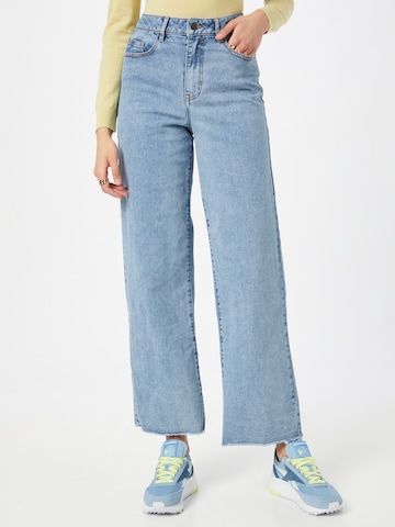 OBJECT Wide Leg Jeans 'SAVANNAH' in Blau: predná strana