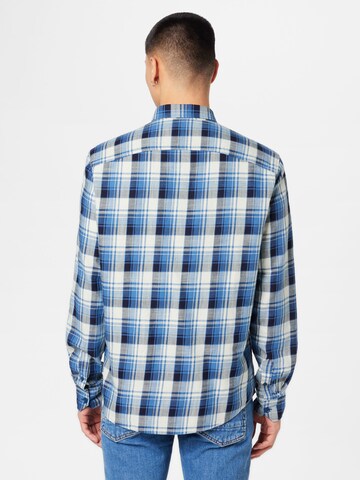 DRYKORN Regular fit Button Up Shirt 'LAREMTO' in Blue