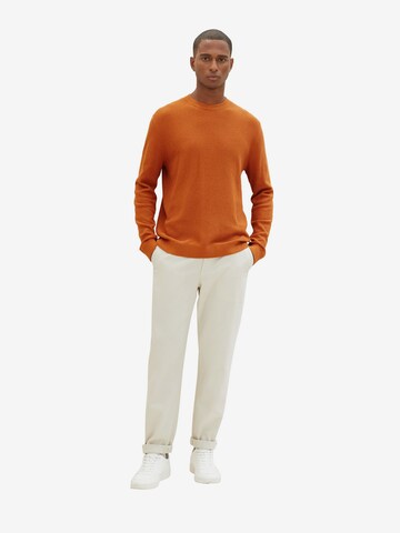TOM TAILOR Sweater in Orange