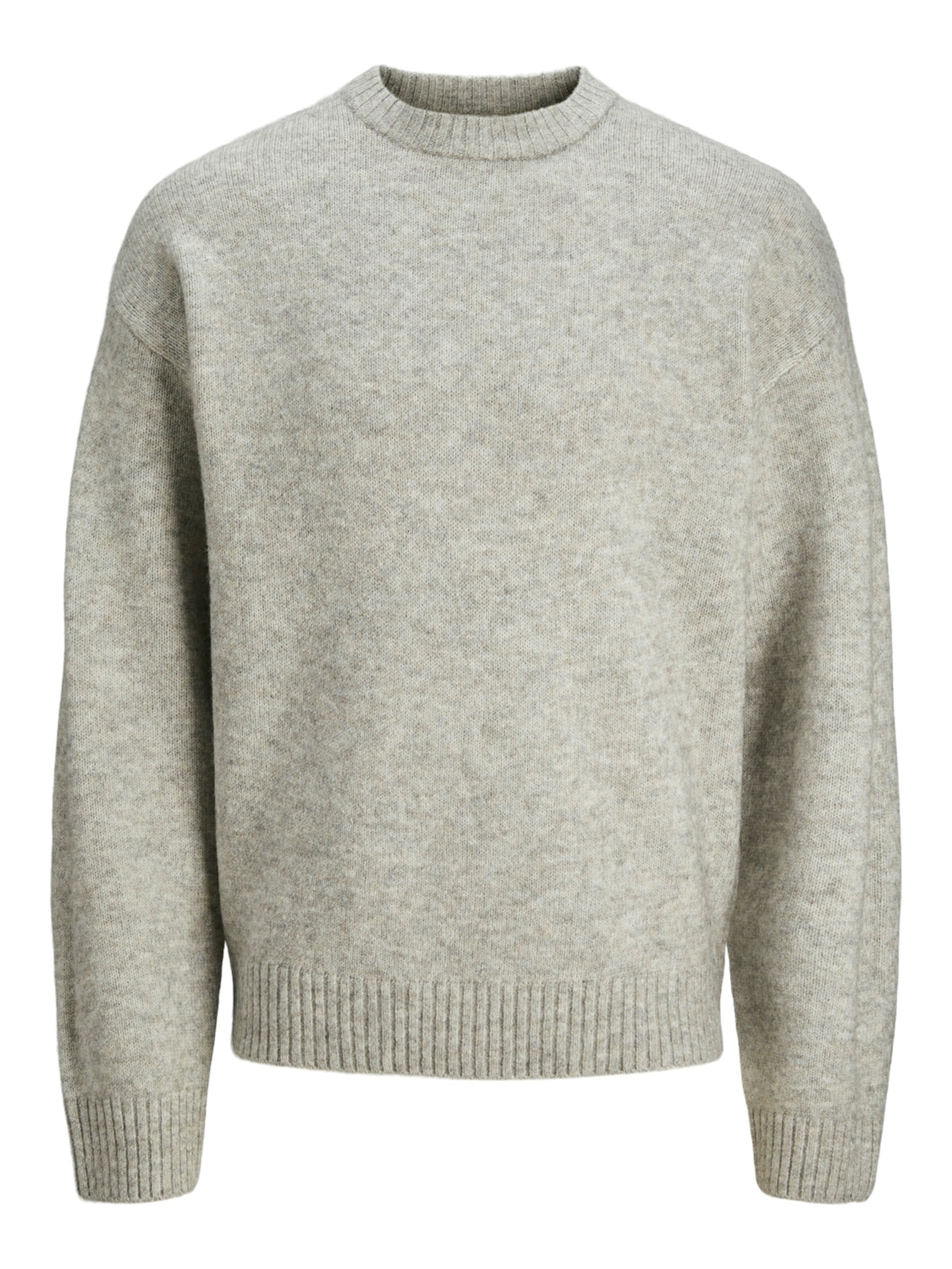JACK & JONES Sveter 'JOROllie' - Sivá: predná strana