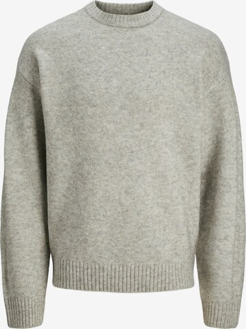 JACK & JONES Tröja 'JOROllie' i grå: framsida