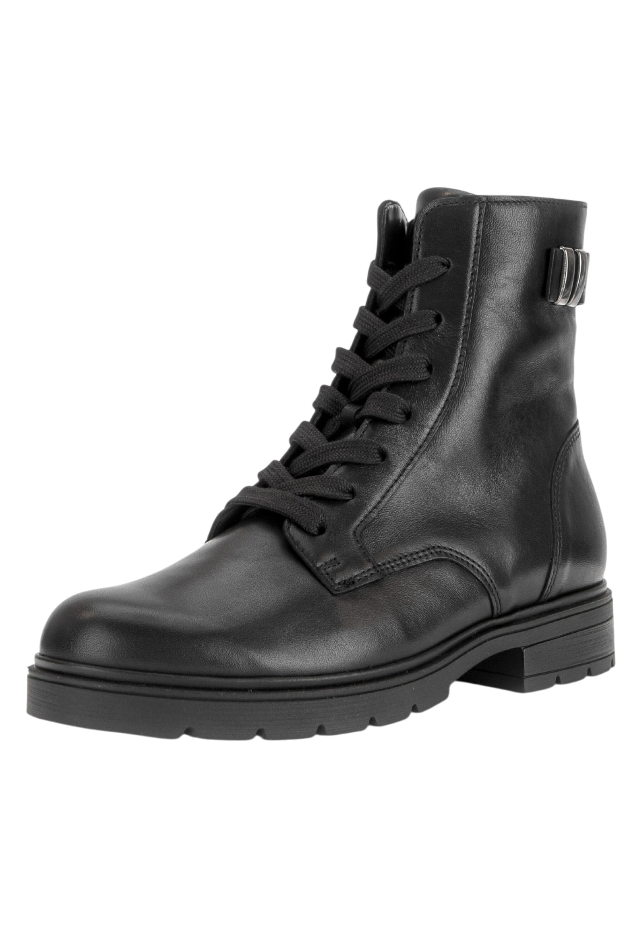 GABOR - Botim com fivela em preto: frente
