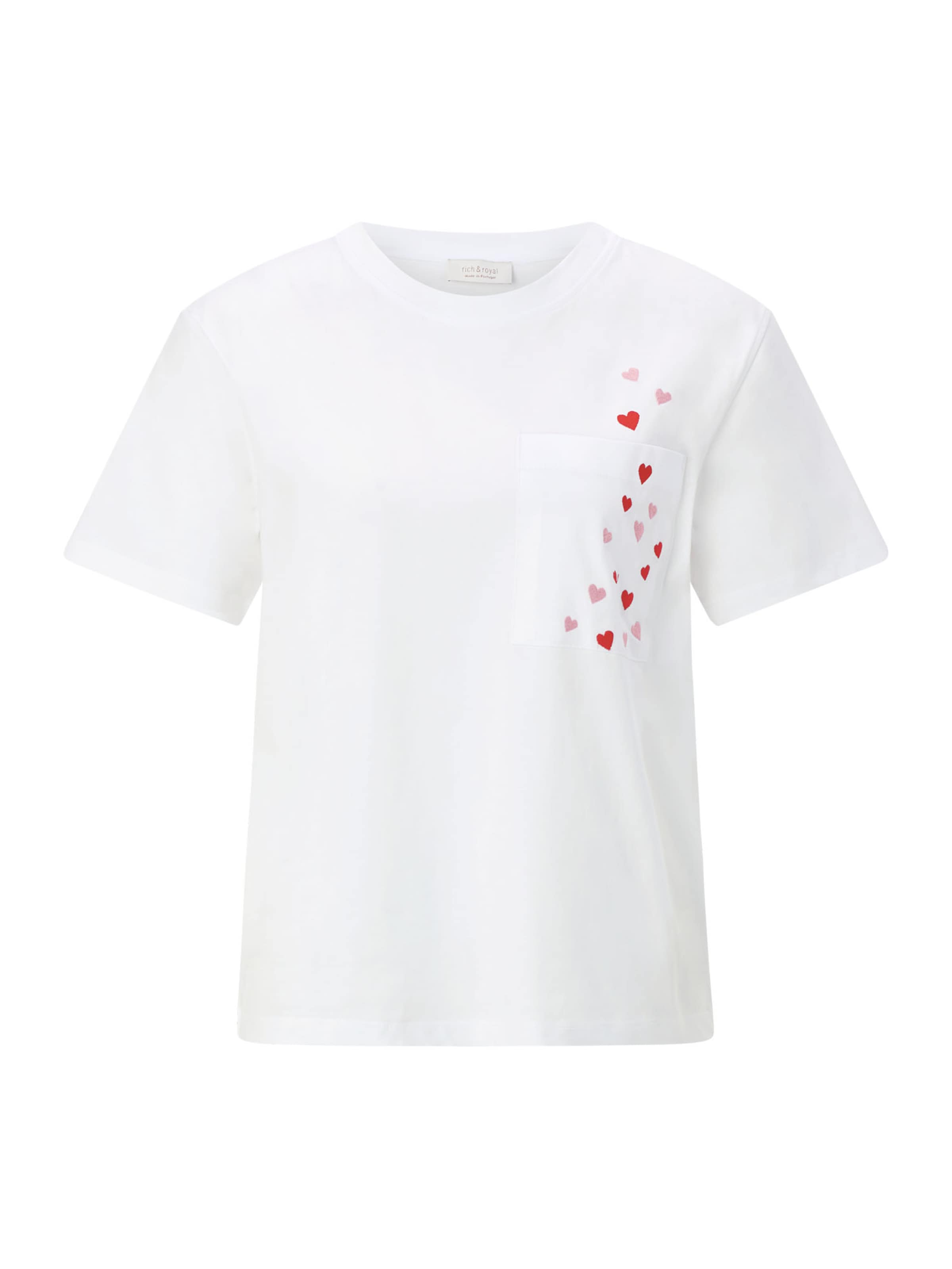 Rich & Royal T-shirt i vit: framsida