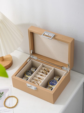 Portagioie 'Jewelry box' di Emilie collection in beige