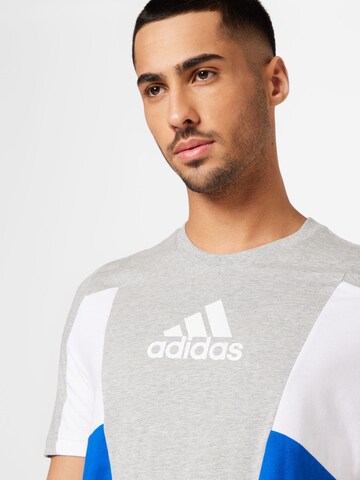 ADIDAS SPORTSWEAR Performance Shirt 'Essentials Colourblock' in Grey