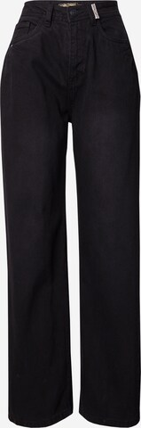 Eight2Nine Wide leg Jeans in Black: front