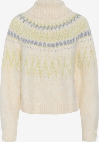 SAINT TROPEZ Pullover i beige: forside
