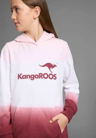 KangaROOS Sweatshirt in Pink