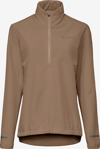 VAUDE Outdoorjacke 'Cyclist Air' in Braun: Vorderseite