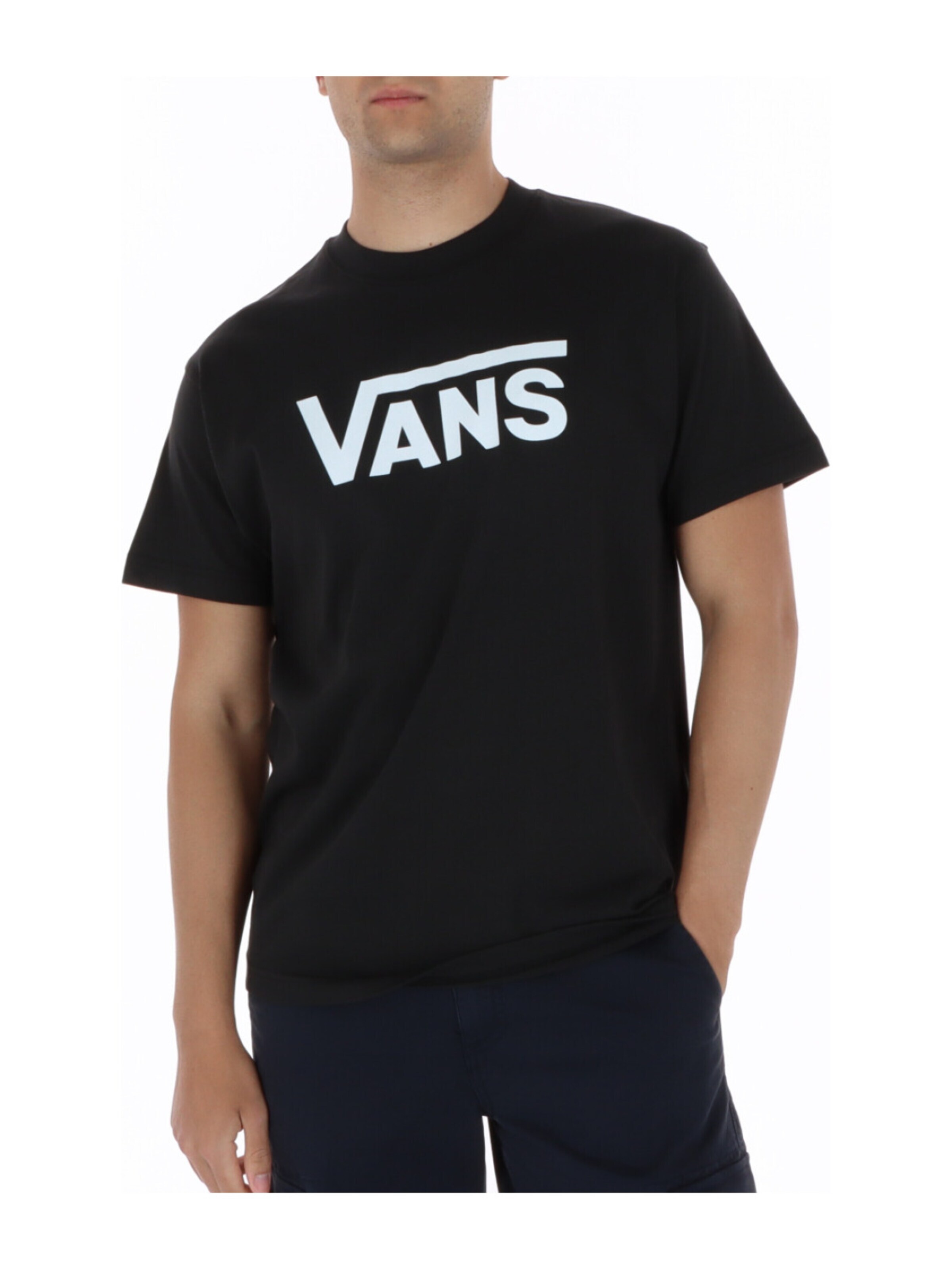 T-Shirt VANS en noir : devant