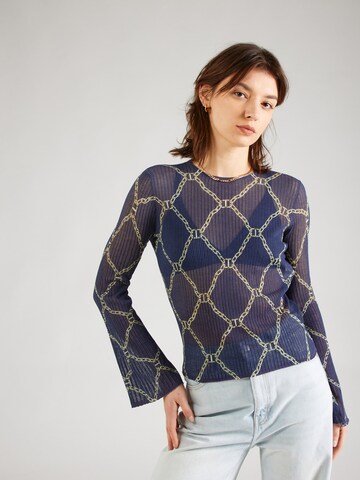 Pull-over Twinset en bleu : devant