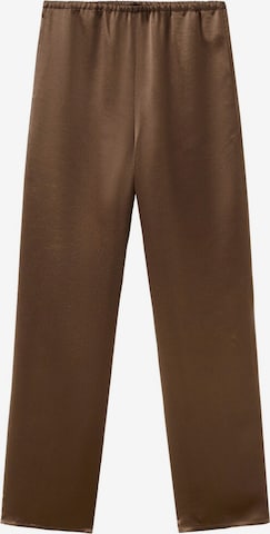 MANGO Pyjamahose 'Oli ' in Braun: Vorderseite