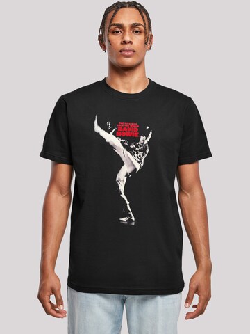 T-Shirt 'David Bowie The Man Who Sold The World' F4NT4STIC en noir : devant