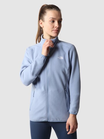 THE NORTH FACE Athletic fleece jacket '100 Glacier' in Blue: front