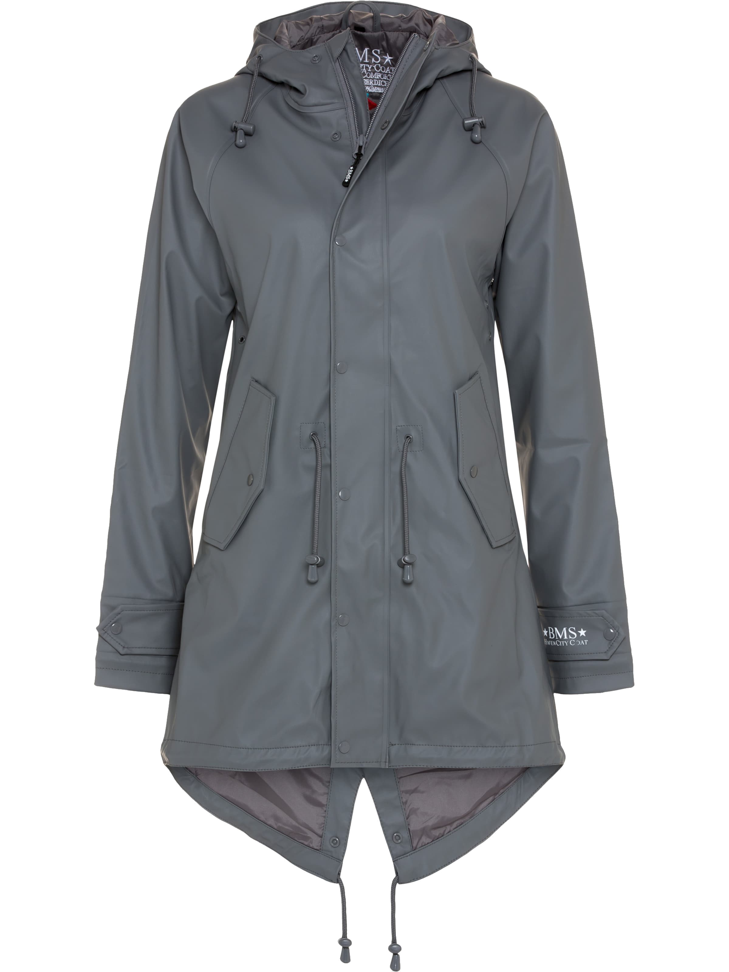 BMS Funktionsmantel 'HafenCity'‌‌‌ in Grau: Vorderseite