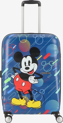 American Tourister Trolley in Blau: Vorderseite