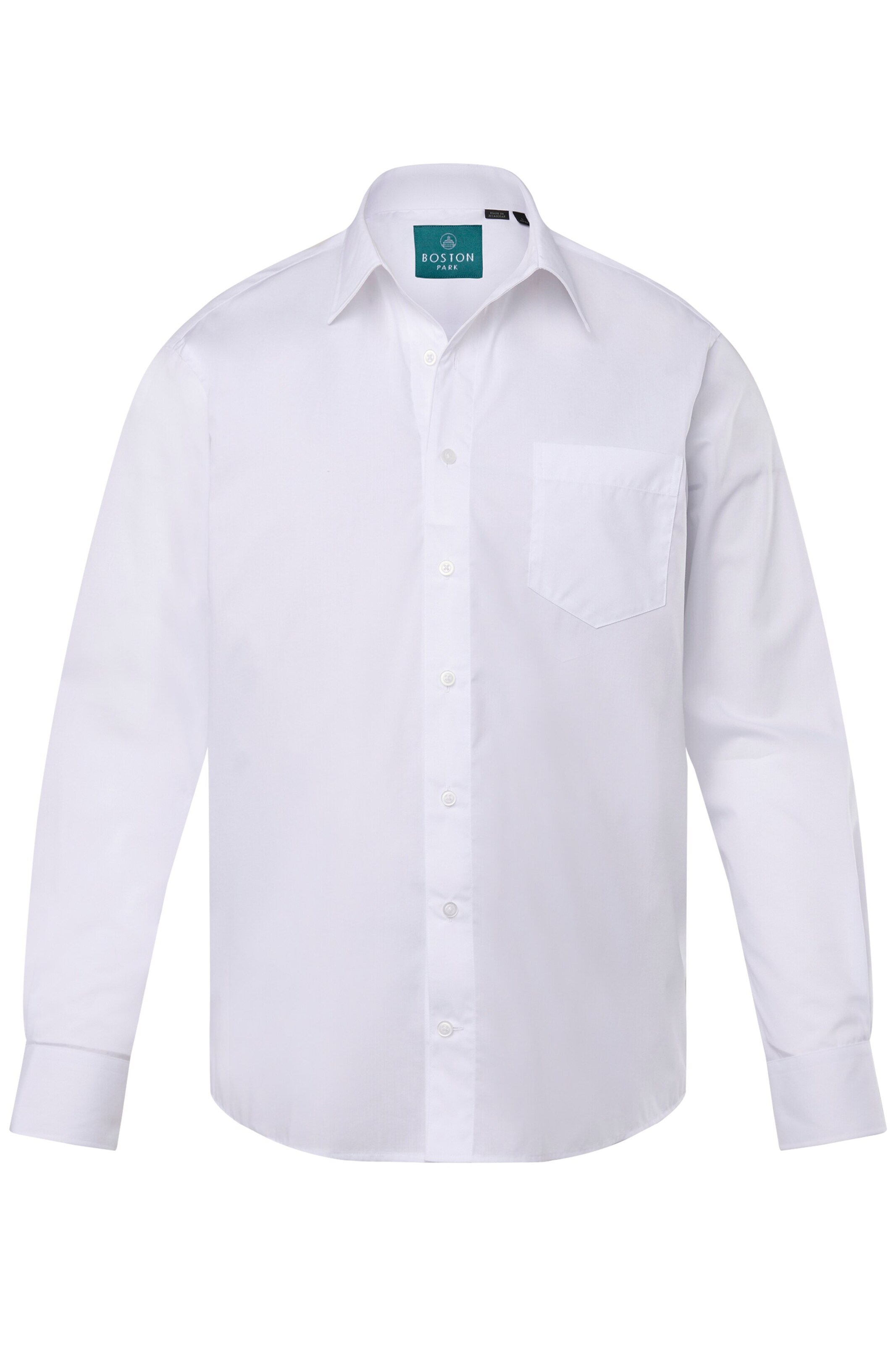 Boston Park Hemd in Weiß: Vorderseite