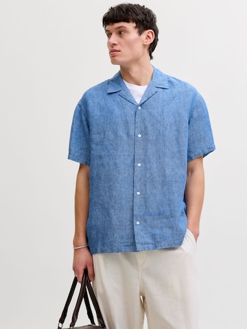 JACK & JONES Comfort fit Overhemd in Blauw: voorkant
