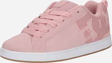 DC Shoes - Zapatillas deportivas bajas en rosa: frente