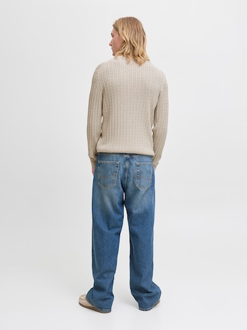 JACK & JONES Tröja 'JJEEMIL' i beige