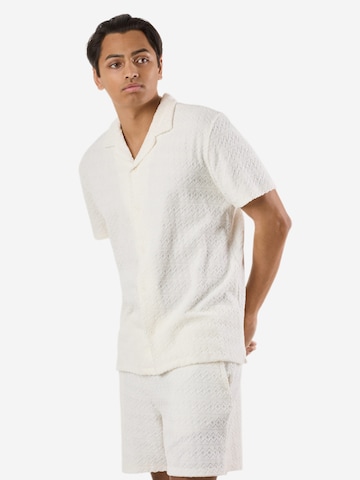 Denim Factory Comfort Fit Skjorte 'Resort' i hvid