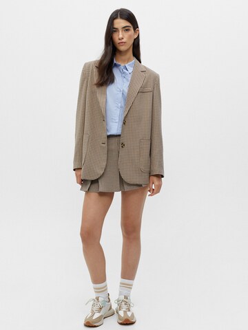 Pull&Bear Blazer in Brown