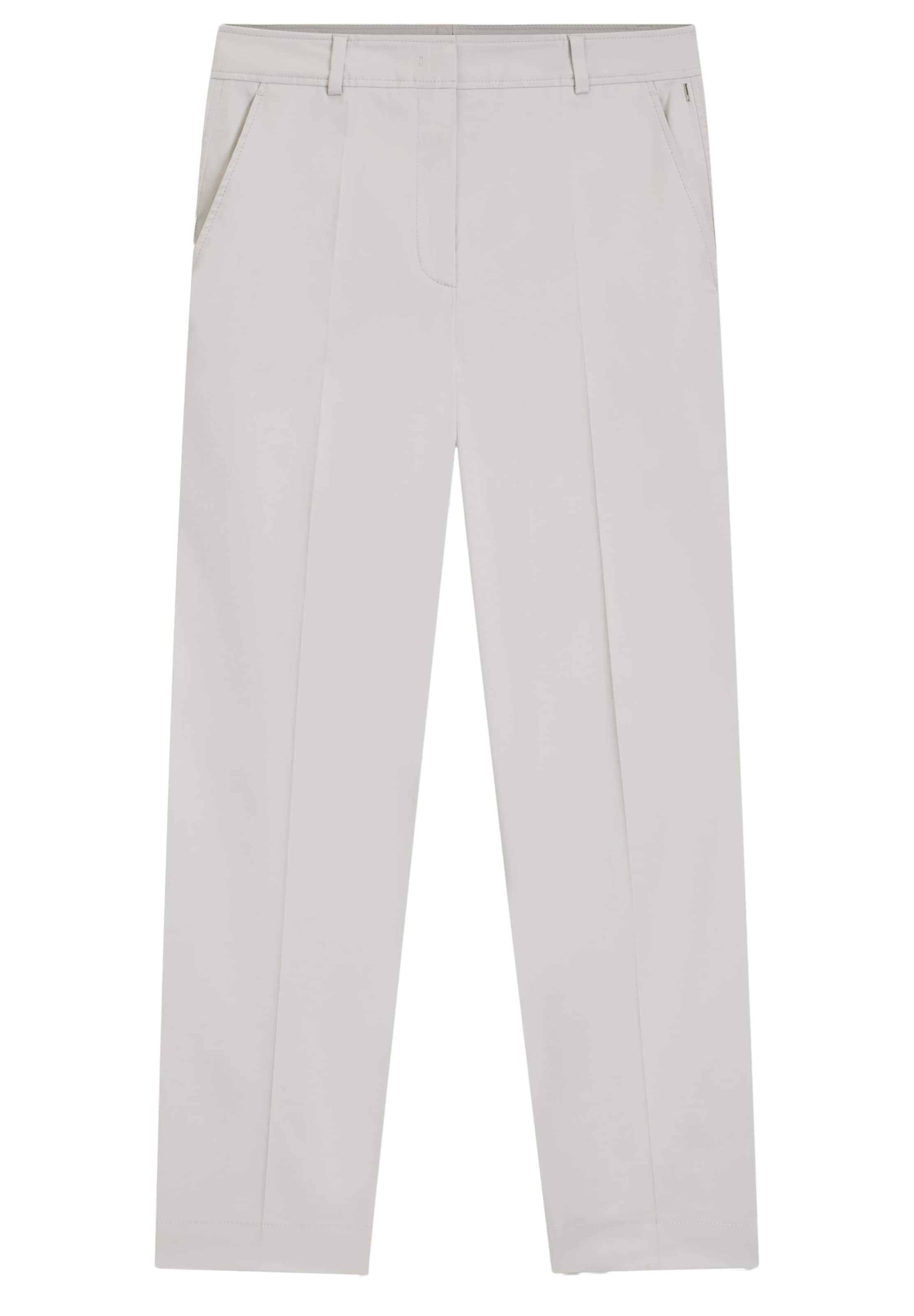 BOSS Tapered Pants 'Tecarino' in Grey: front