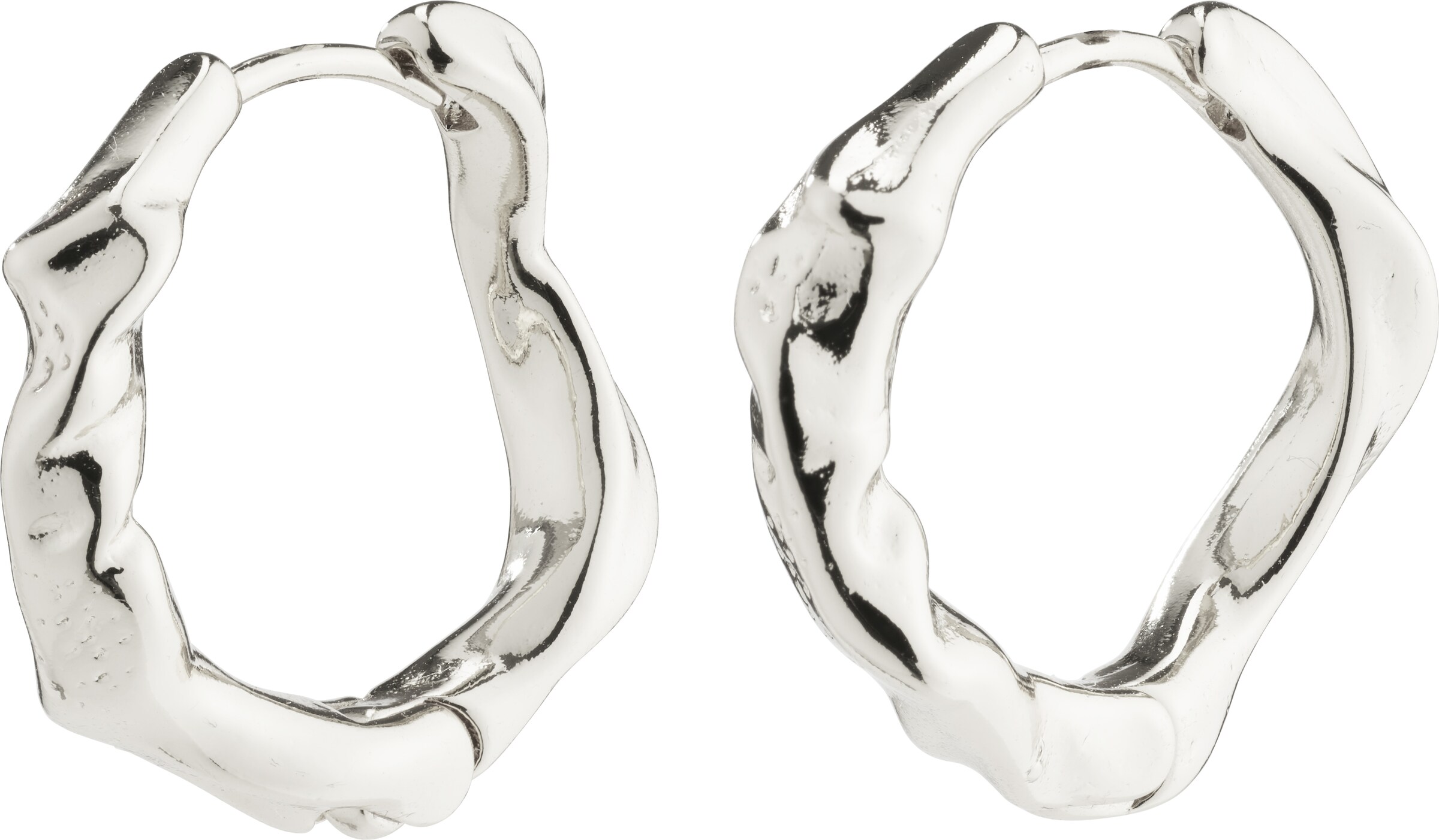 Pilgrim Fülbevalók 'Anne' - ezüst: elől