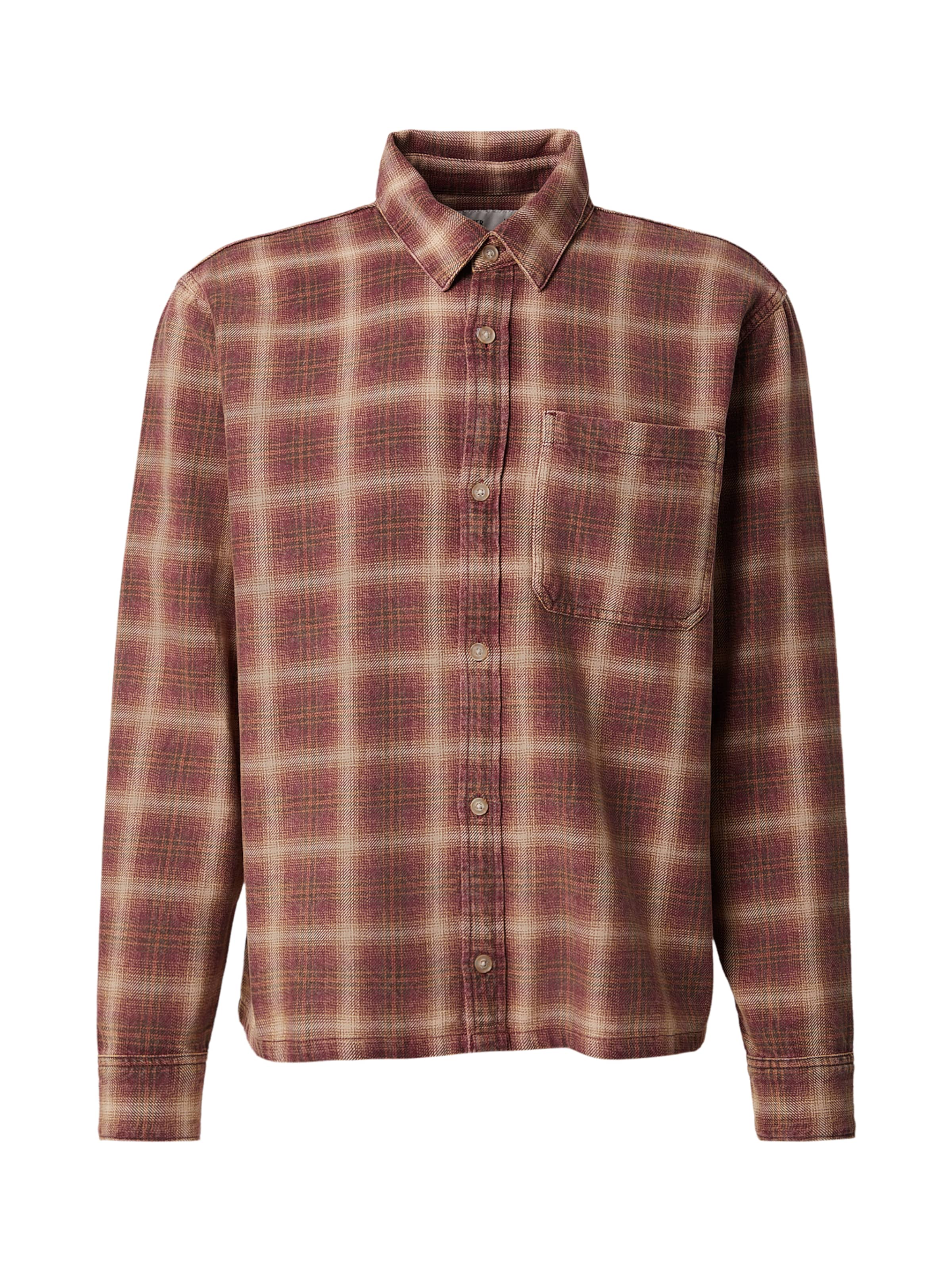 HOLLISTER Comfort Fit Košeľa - Červená: predná strana