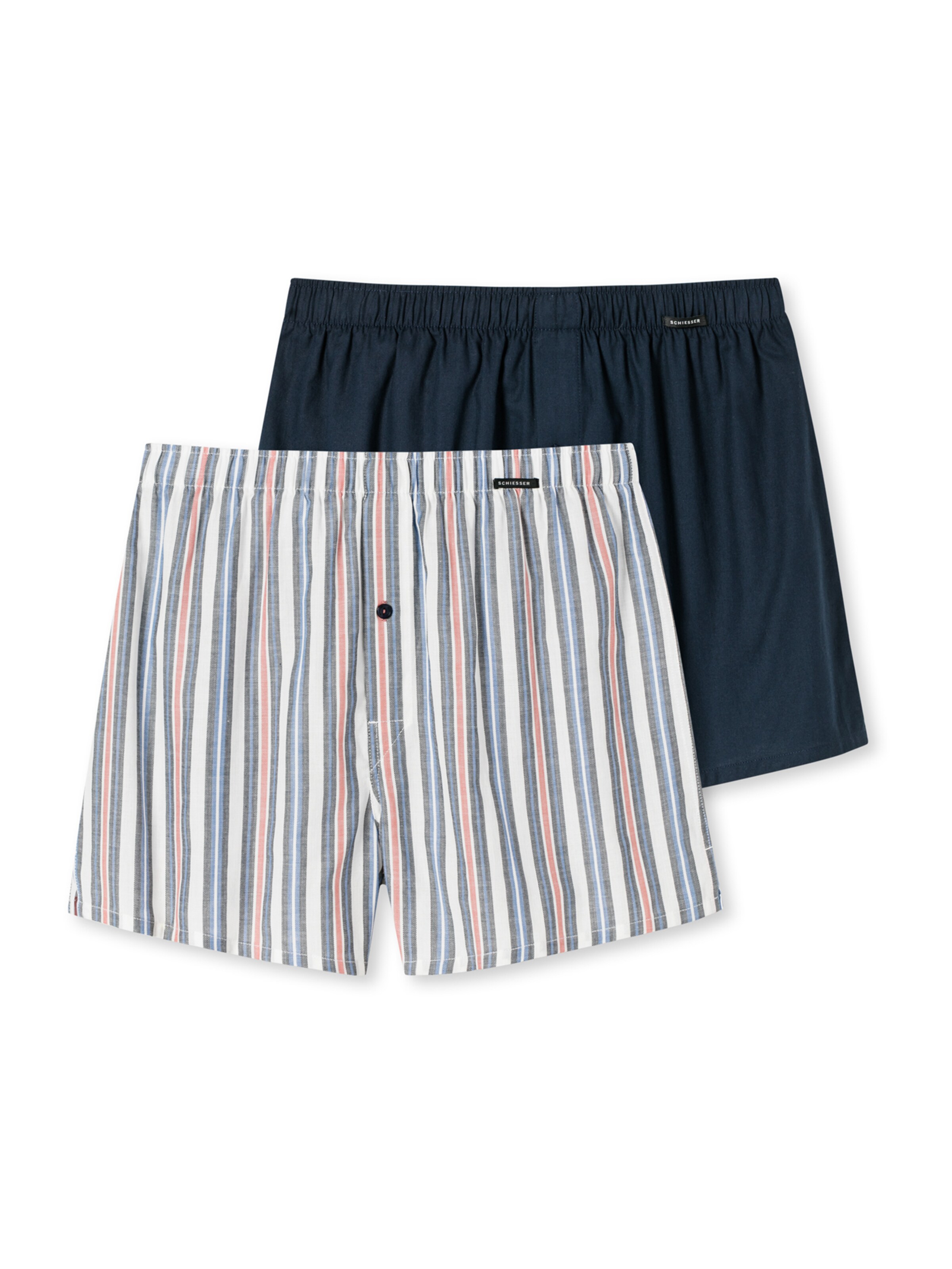 SCHIESSER Boxer ' Multipacks ' in Blau: Vorderseite