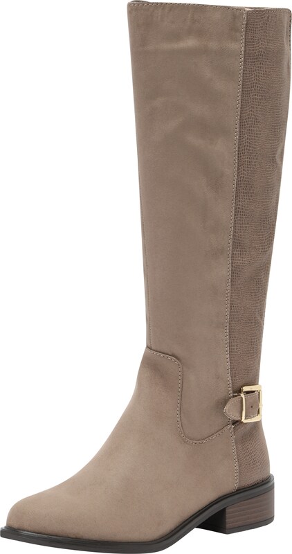 Dorothy Perkins Stiefel 'Kinley' in Taupe Dorothy Perkins Stiefel 'Kinley' in Taupe