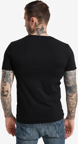 T-Shirt ' Cavallari ' Carlo Colucci en noir