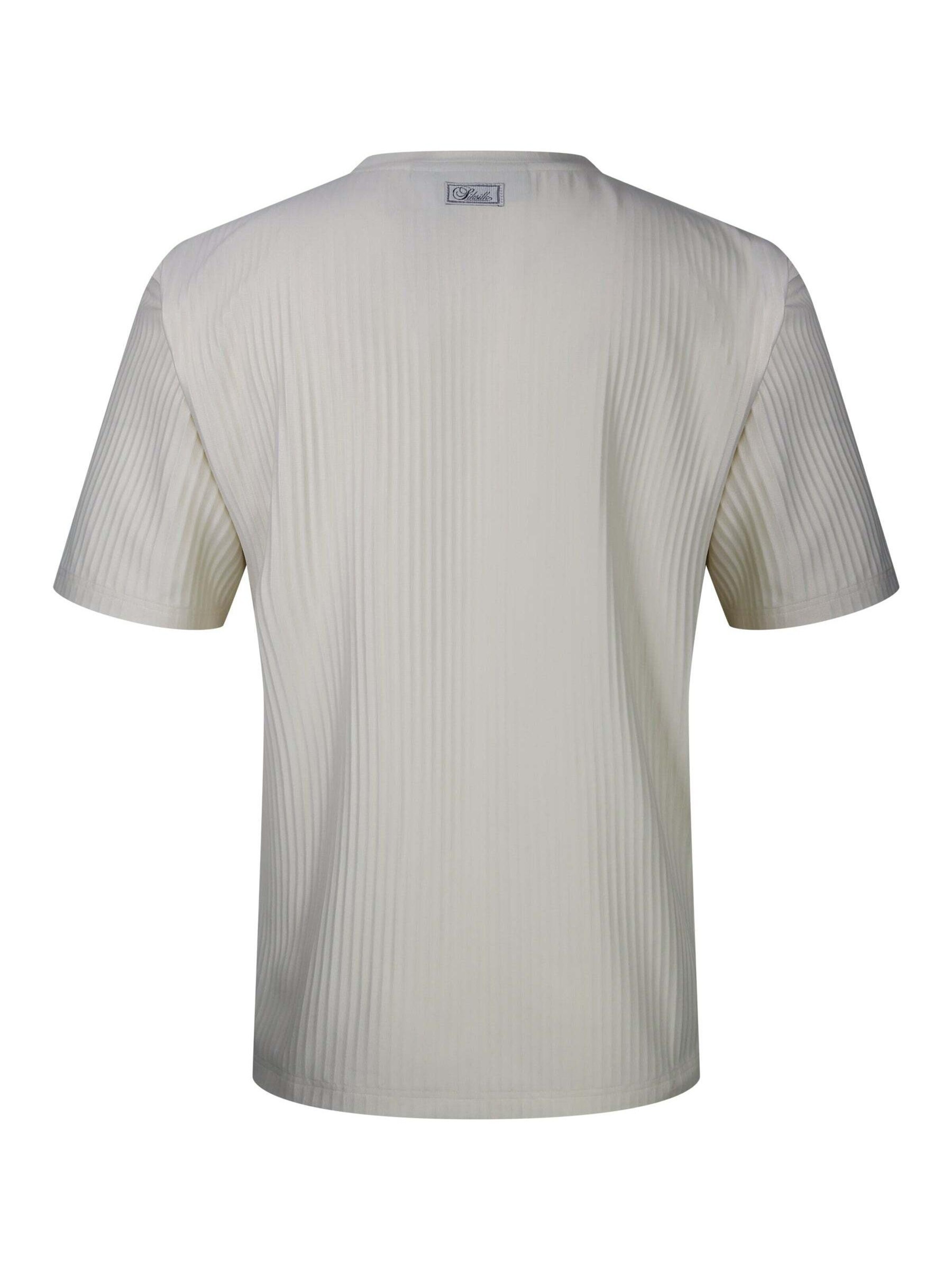 SikSilk Shirt 'Plisse' in Beige