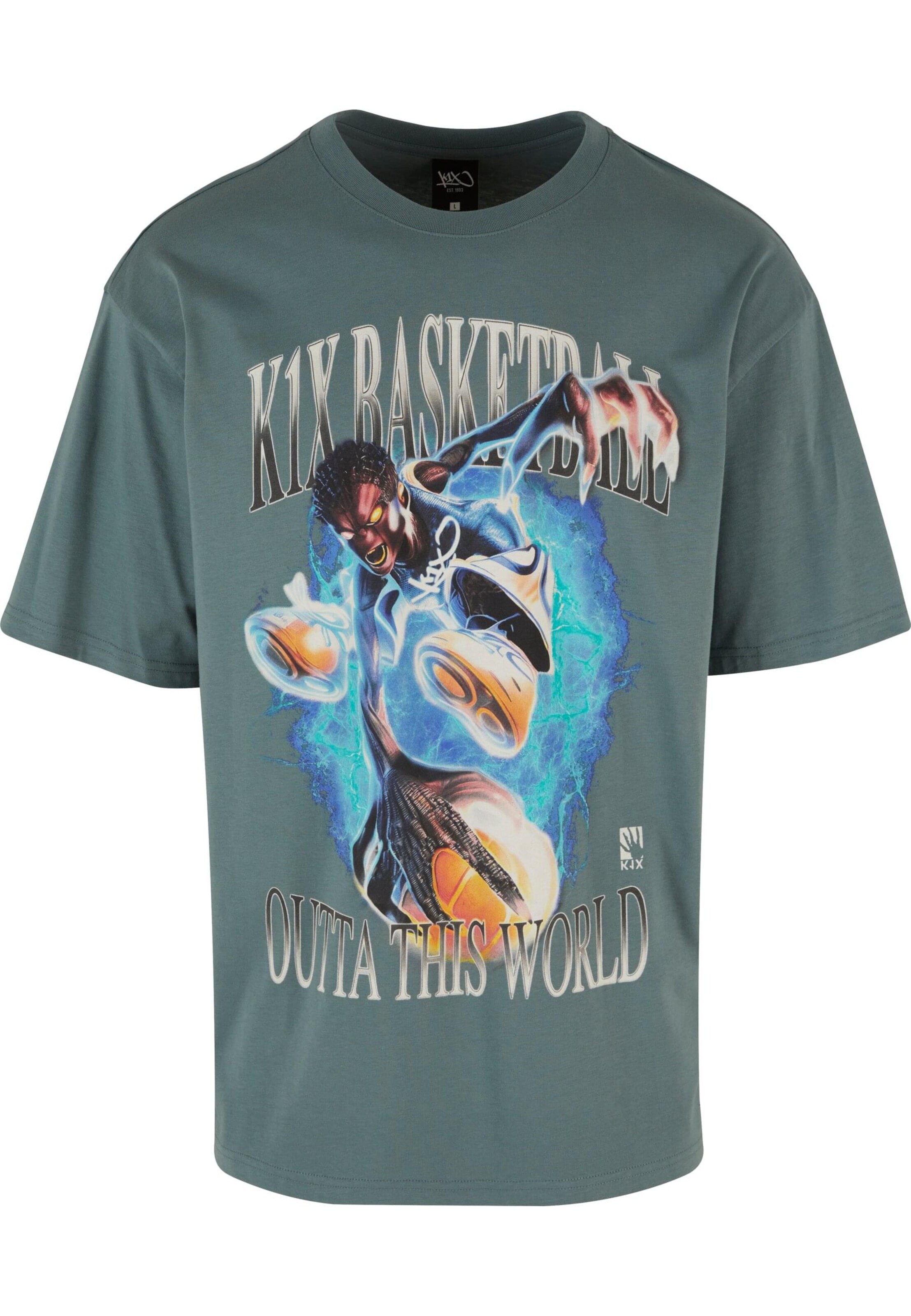 K1X Tričko 'Bootleg' – zelená: přední strana