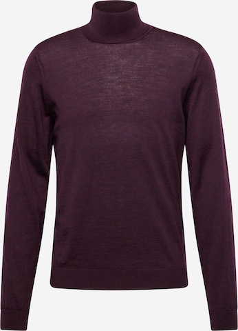 BOSS Sweater 'Musso' in Purple: front