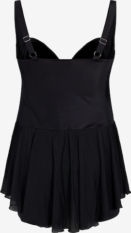 Swim by Zizzi - Vestido de fato de banho 'STAYLOR' em preto