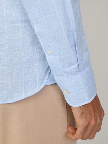 Hackett London Slim Fit Hemd in Blau