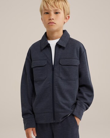 WE Fashion Between-season jacket in Blue