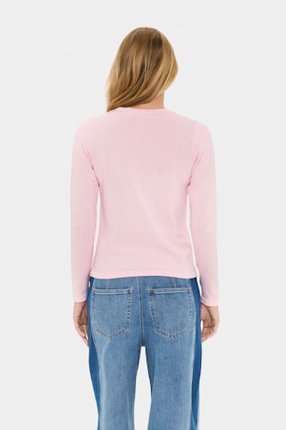 SAINT TROPEZ Strickjacke in Pink