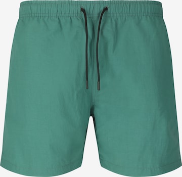 NOU Boardshorts 'Eyemouth V2' in Grün: Vorderseite