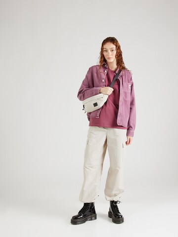 Carhartt WIP T-shirt 'American Script' i rosa
