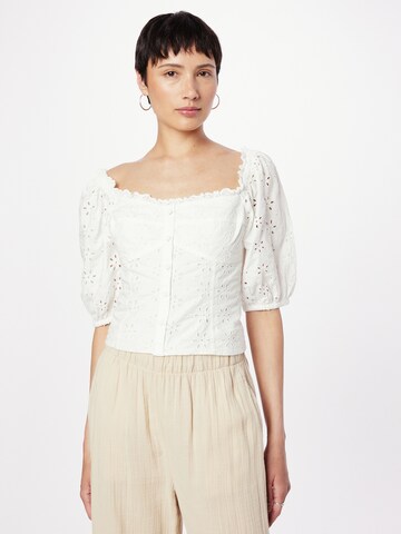 GAP Blouse 'EYELET' in White: front