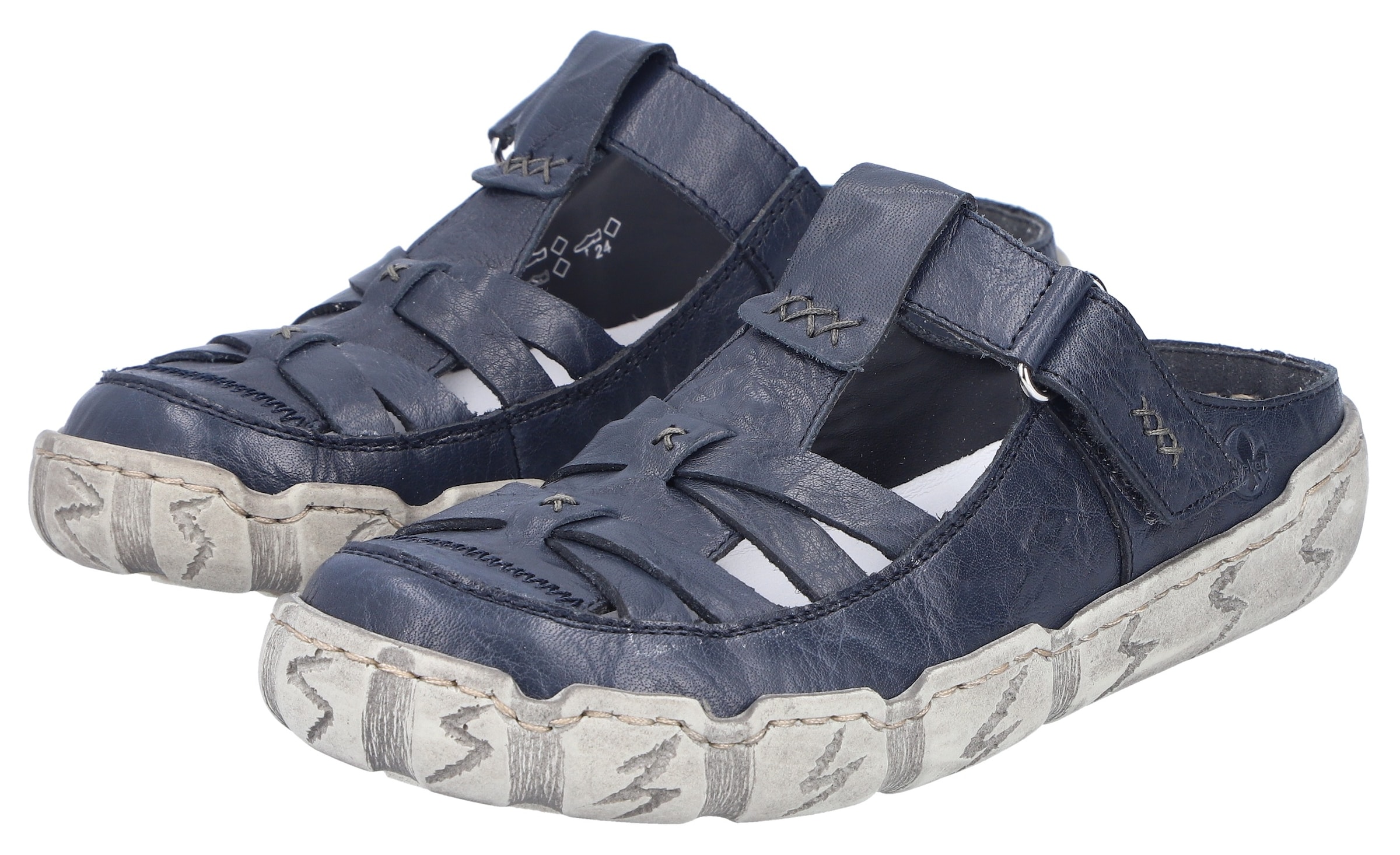 Rieker Mules in Blue