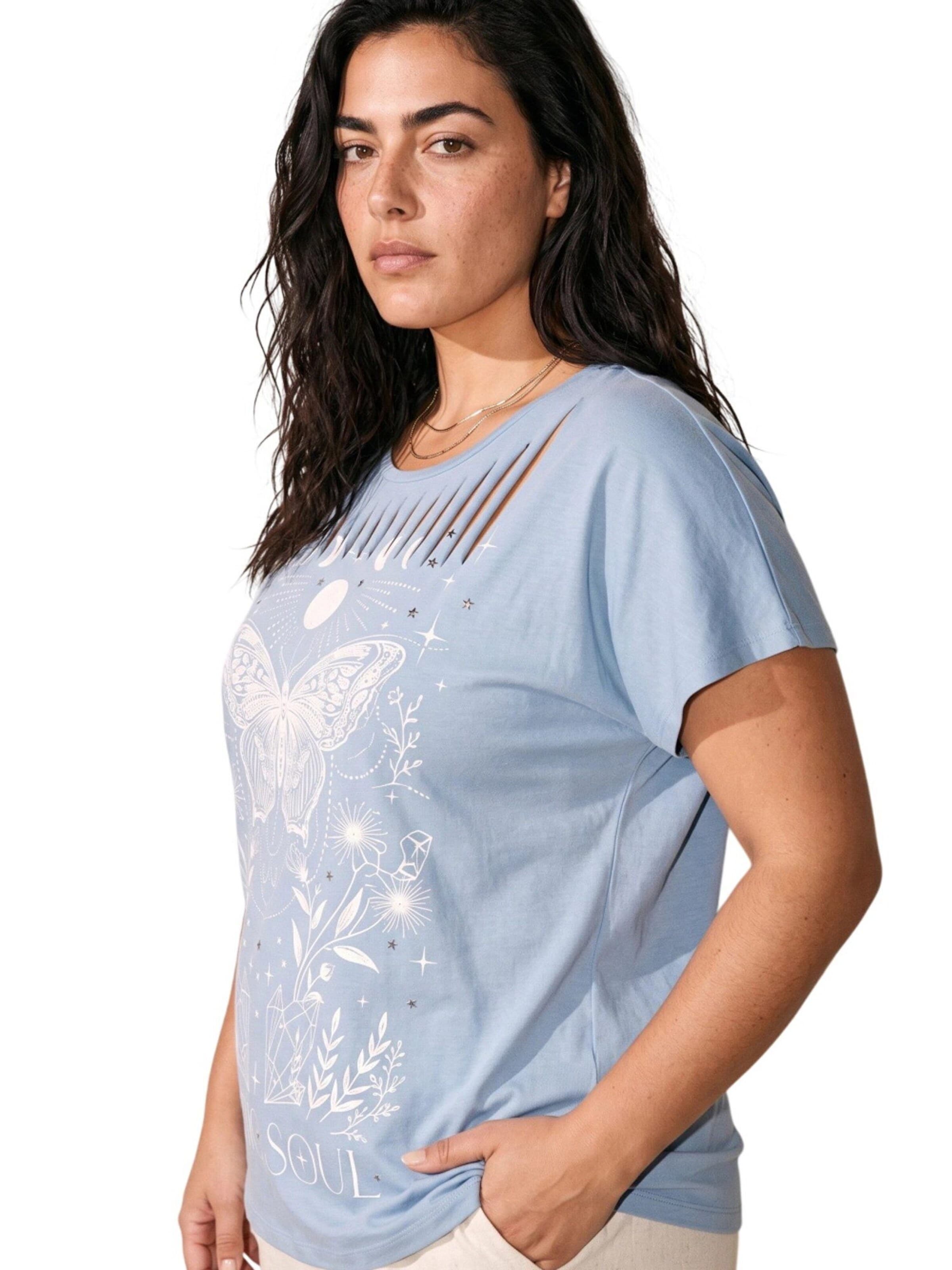 Shape Of You Shirt in Blue