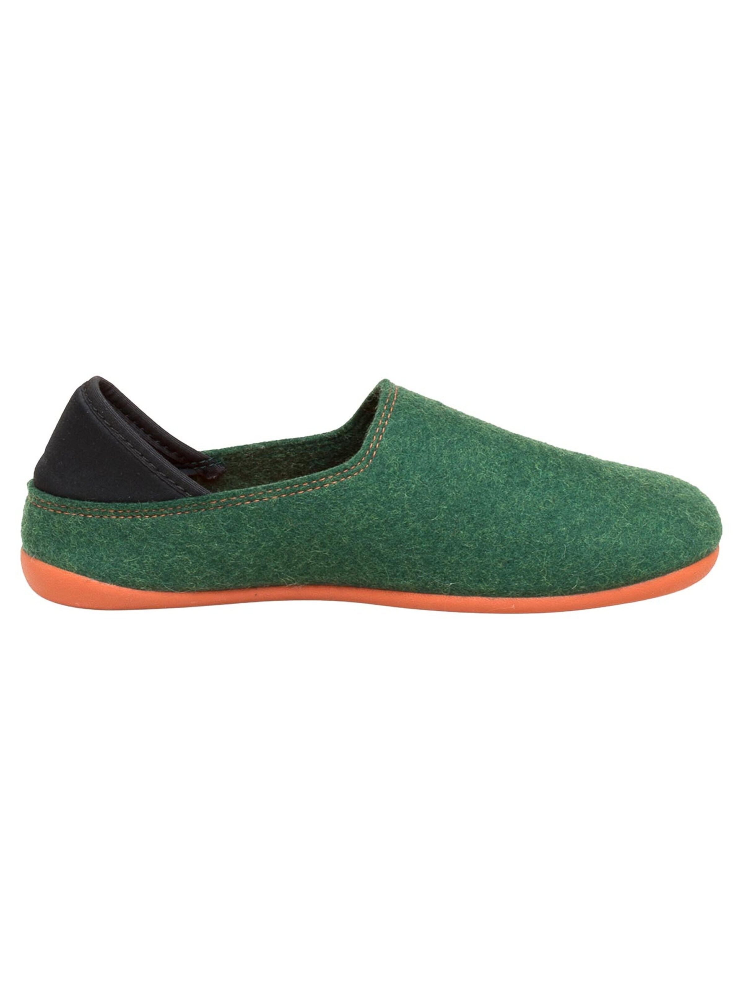 Gottstein Classic Flats 'Wool Slip-On' in Green