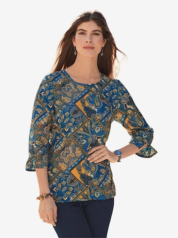 Goldner Blouse in Blauw: voorkant