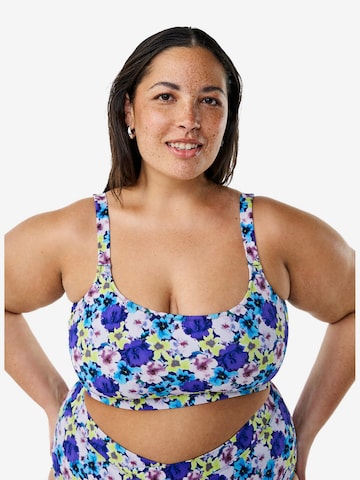 purpurinė Swim by Zizzi Biustjė Bikinio viršutinė dalis 'Selma': priekis