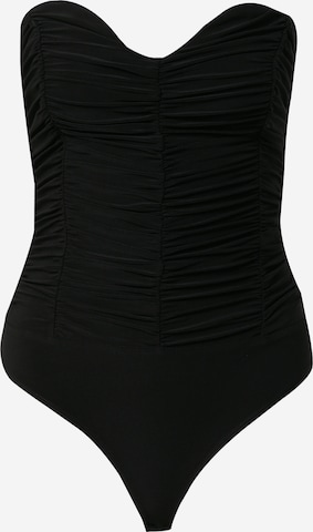 Trendyol Блуза боди в черно: отпред