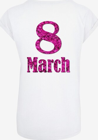 Merchcode Shirt 'WD - 8 March' in White