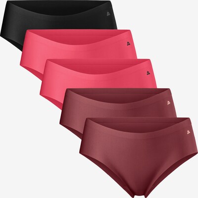 DANISH ENDURANCE Panty 'Invisible Hipster' i pink / burgunder / sort, Produktvisning